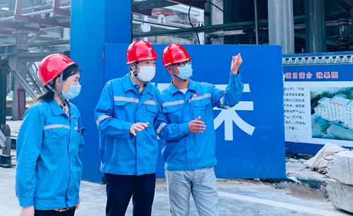 吳正新到TMP、TPO項目及松滋肥業(yè)新項目現(xiàn)場檢查指導(dǎo)工作(圖2)